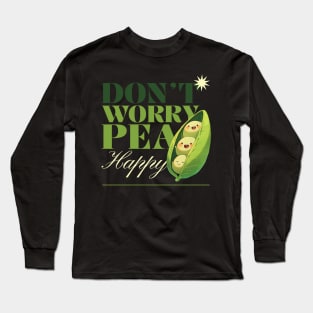 Don't worry be happy - happea Long Sleeve T-Shirt